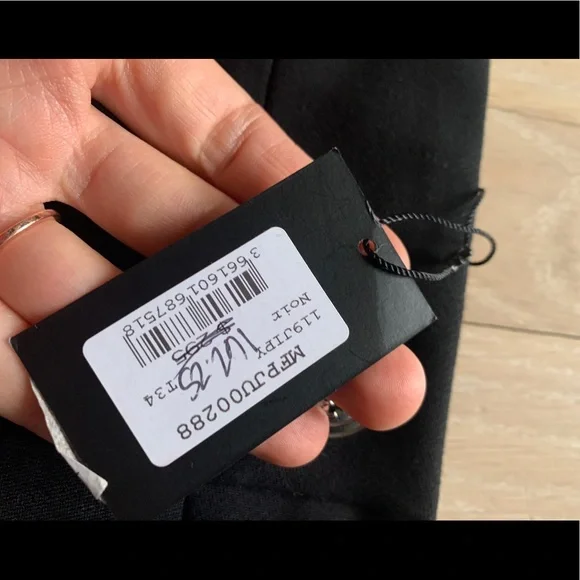 Maje High Waisted Mini Black Pencil Skirt XS unworn - Picture 6 of 9